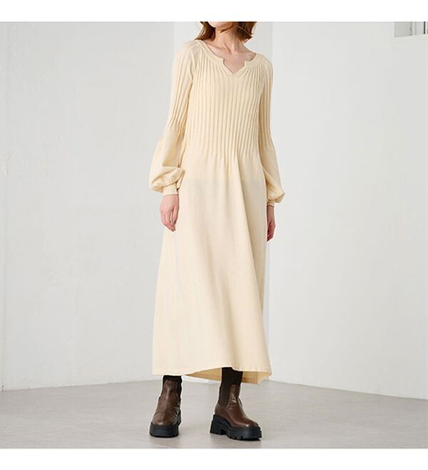 RANAN（ラナン）の「ニット切替厚底ソックスブーツ（ブーツ）」｜詳細画像