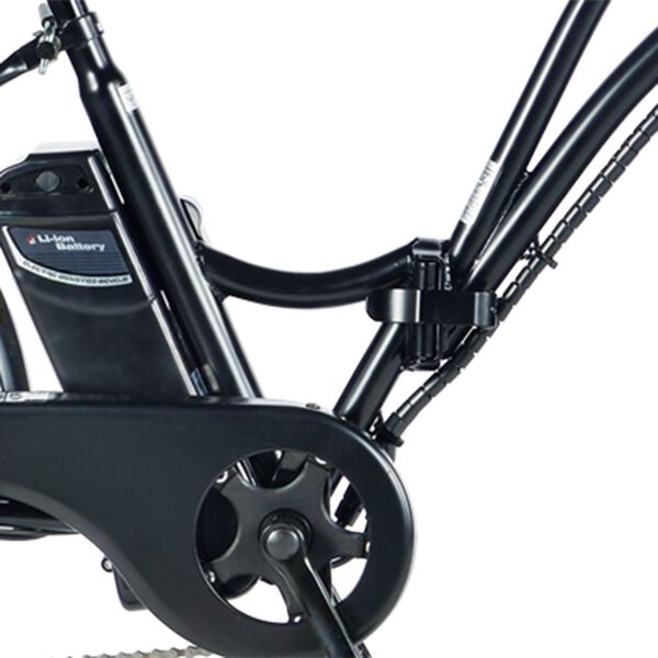 「折りたためるノーパンク電動自転車（エクササイズ）」｜ブラック