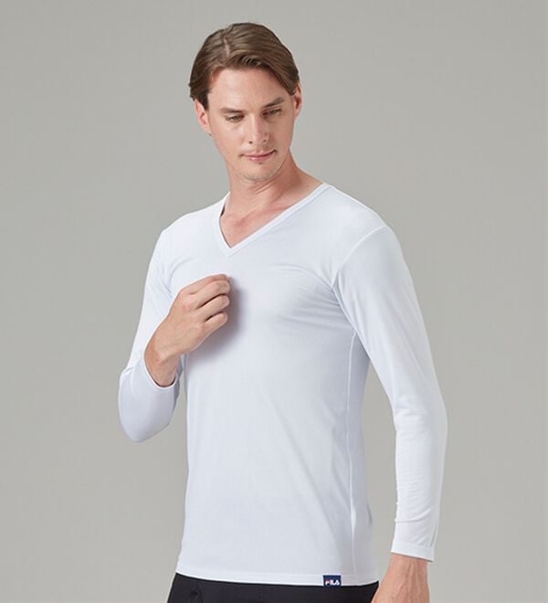 「【３枚組】＜フィラ＞ホットテック　柔らか裏起毛インナー（メンズ肌着・インナーウェア）」｜詳細画像