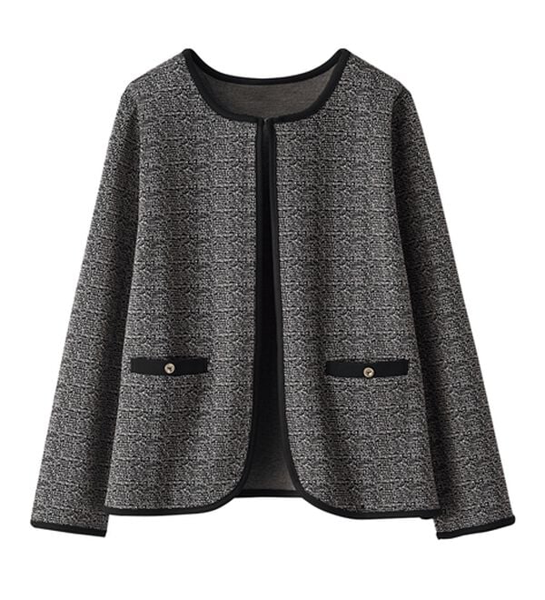 BELLUNA（ベルーナ）の「＜セレモニースタイル＞ポケット付ツイード調ジャケット（その他ジャケット）」｜詳細画像