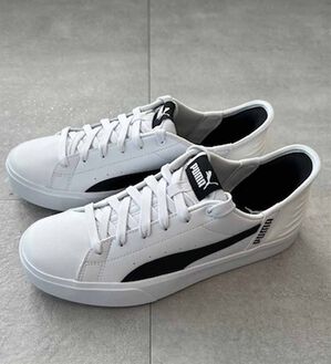 RANAN（ラナン）の「＜ＰＵＭＡ＞　Ｖコート　イーズイン（スニーカー）」｜ホワイト／ブラック系