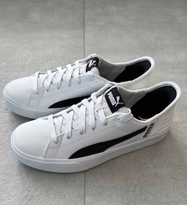 RANAN（ラナン）の「＜ＰＵＭＡ＞　Ｖコート　イーズイン（スニーカー）」｜ホワイト／ブラック系