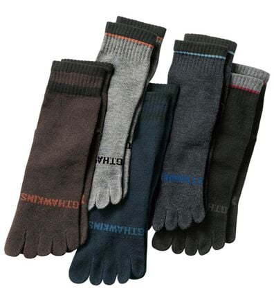 「【５足組】＜ＧＴホーキンス＞ウール入り５本指ソックス（メンズ靴下・タイツ）」