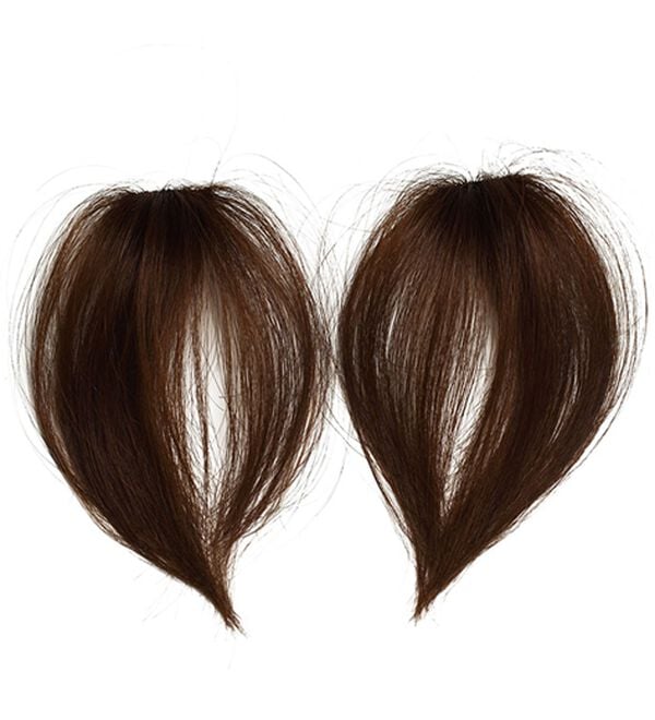 「人毛１００％ふんわりプチピース２個組（ウィッグ・ヘアピース・エクステ）」｜詳細画像
