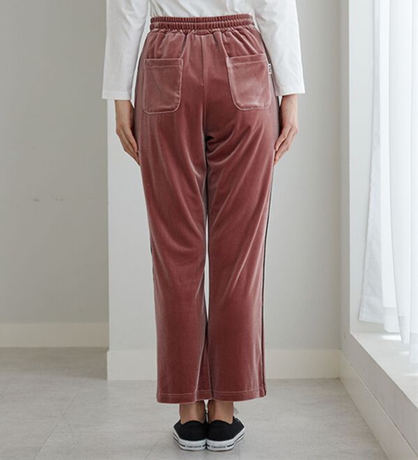 BELLUNA（ベルーナ）の「＜ＦＩＬＡ＞ベロア素材配色使いパンツ（その他パンツ）」｜詳細画像