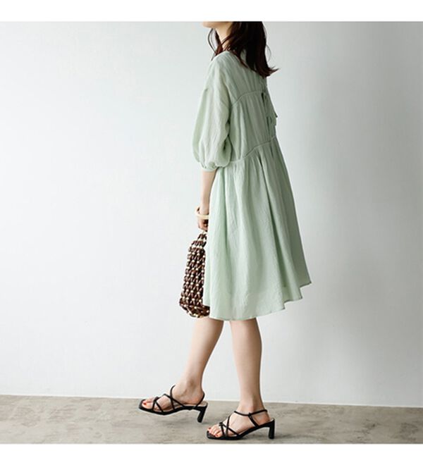 GeeRA（ジーラ）の「バックデザインティアードミニワンピース（その他ワンピース）」｜詳細画像