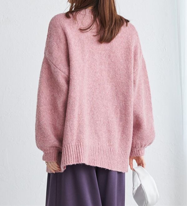 RANAN（ラナン）の「カラーオーバーカーディガン（ニットカーディガン）」｜詳細画像