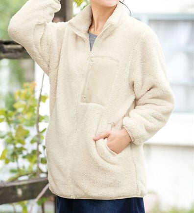 LAVIENNE（ラヴィエンヌ）の「ふわふわフリースジャケット（パジャマ・ルームウェア）」