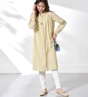 BELLUNA（ベルーナ）の「綿100％ダブルガーゼ素材ワンピース（その他ワンピース）」｜詳細画像