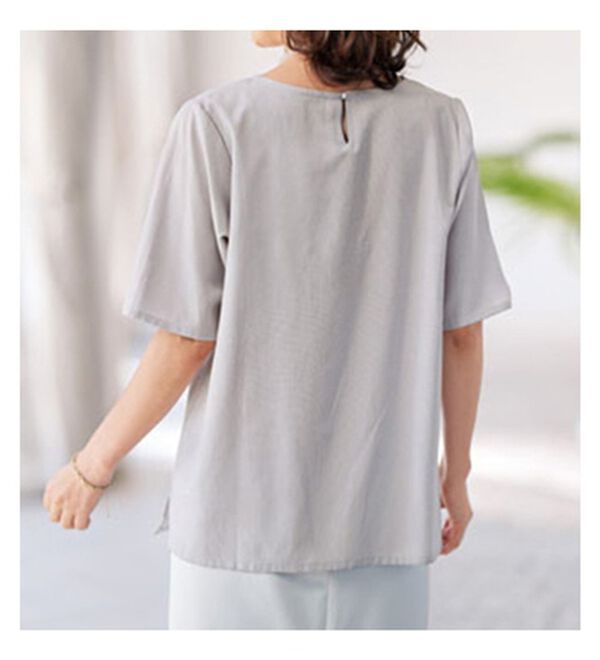 BELLUNA（ベルーナ）の「花柄パネル刺しゅうデザインブラウス（ブラウス）」｜詳細画像