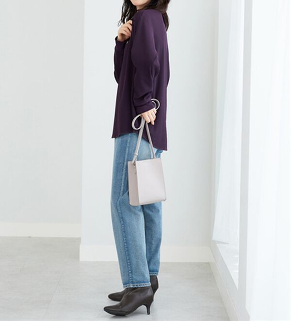 BELLUNA（ベルーナ）の「《快適Ｌａｂ．》 乾きやすい！ドライワッフルプルオーバー（カットソー）」｜詳細画像