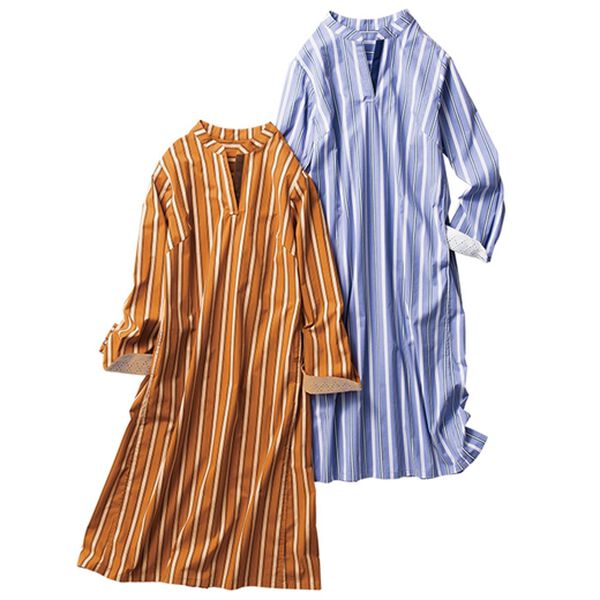 VINNO（ヴィノ）の「ＵＶカットコットンミックスストレッチワンピース（カットソーワンピース）」｜詳細画像