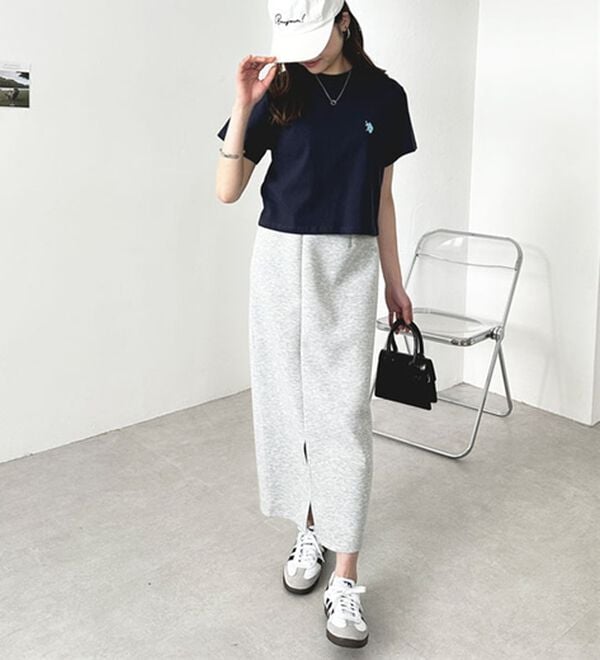 GeeRA（ジーラ）の「楽ちん！滑らか美ラインダンボールナロースカート（ロングスカート）」｜詳細画像