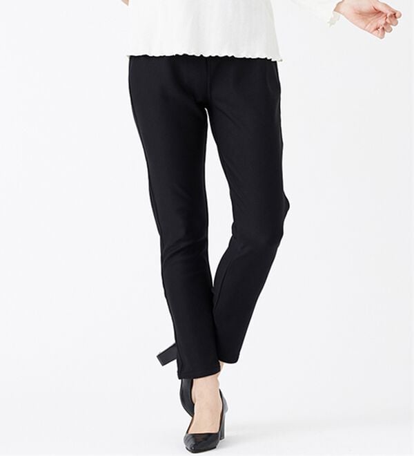 BELLUNA（ベルーナ）の「裏ベロアストレッチ素材レギンスパンツ【Prima fit pants】（スパッツ・レギンス）」｜詳細画像