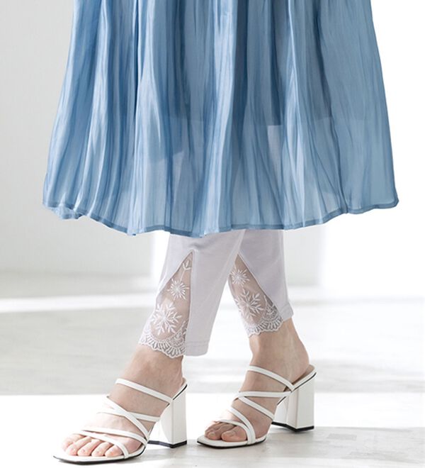 LAVIENNE（ラヴィエンヌ）の「【３色組】涼感ＵＶ対策おしゃレギンス（スパッツ・レギンス）」｜詳細画像