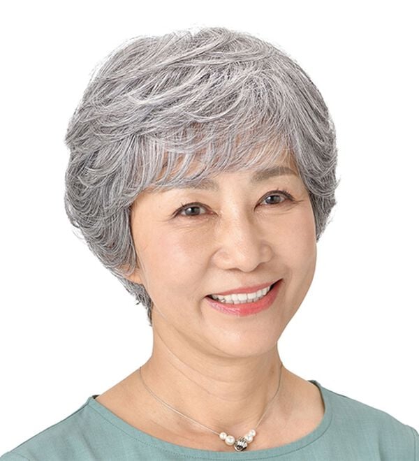 「お買得　人毛フルウィッグ（ウィッグ・ヘアピース・エクステ）」｜詳細画像