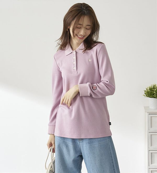 BELLUNA（ベルーナ）の「【ＰＯＬＯ　ＢＣＳ】裏起毛かのこポロシャツ（ポロシャツ）」｜詳細画像