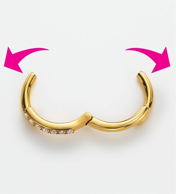 ルフラン（ルフラン）の「リングにもなる煌めきイヤカフ（片耳用）（イヤリング・ピアス）」｜詳細画像