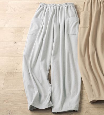 BELLUNA（ベルーナ）の「杢調ストレッチ素材コロンパンツ（フルレングスパンツ）」