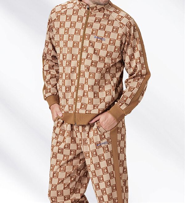 「＜ケイパ＞モノグラムジャカードジャージスーツ（メンズルームウェア）」｜詳細画像