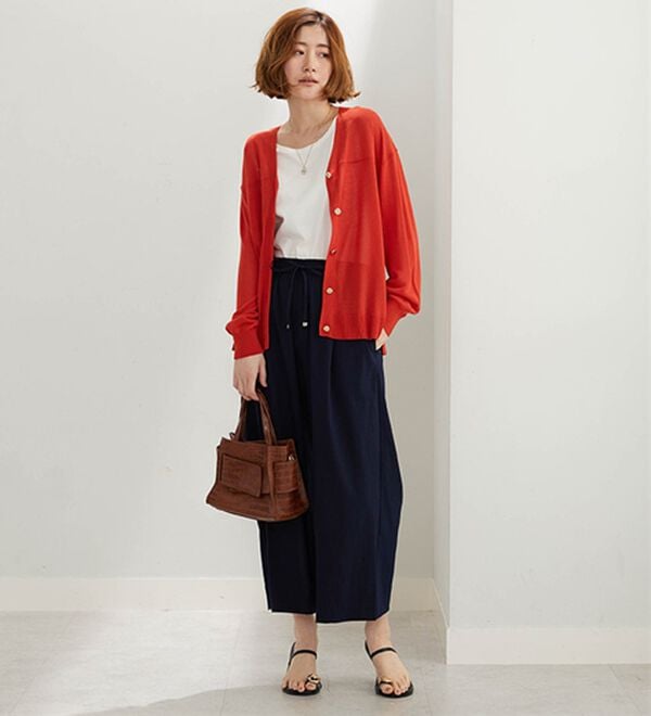 BELLUNA（ベルーナ）の「【快適Ｌａｂ．】シャリ冷！洗える多機能ニットカーディガン（ニットカーディガン）」｜詳細画像