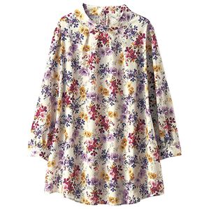 BELLUNA（ベルーナ）の「＜トランスファーテックス＞フラワープリントブラウス（ブラウス）」｜オフ白系