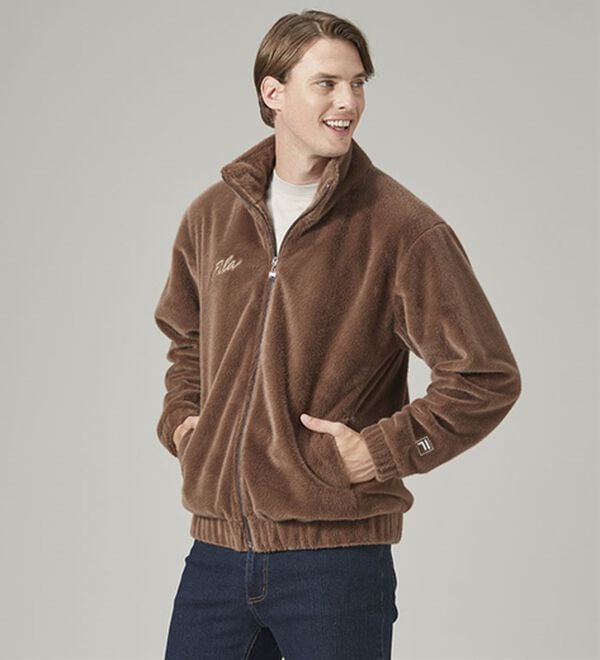 「＜フィラ＞大人の艶！ミンクフリースジャケット（メンズブルゾン）」｜詳細画像