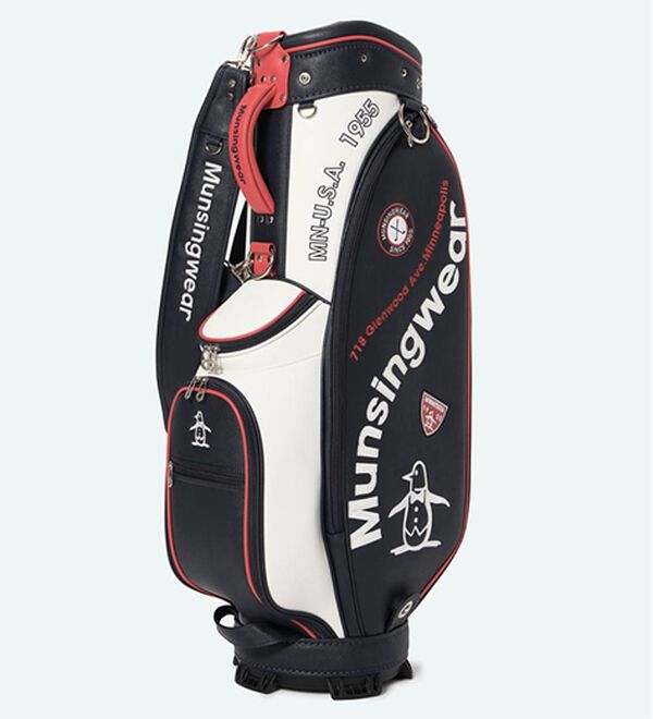 「＜マンシングウェア＞９．０カープロゴキャディバッグ（メンズゴルフグッズ）」｜詳細画像