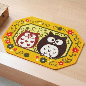 「洗える玄関マット（玄関マット）」｜フクロウ