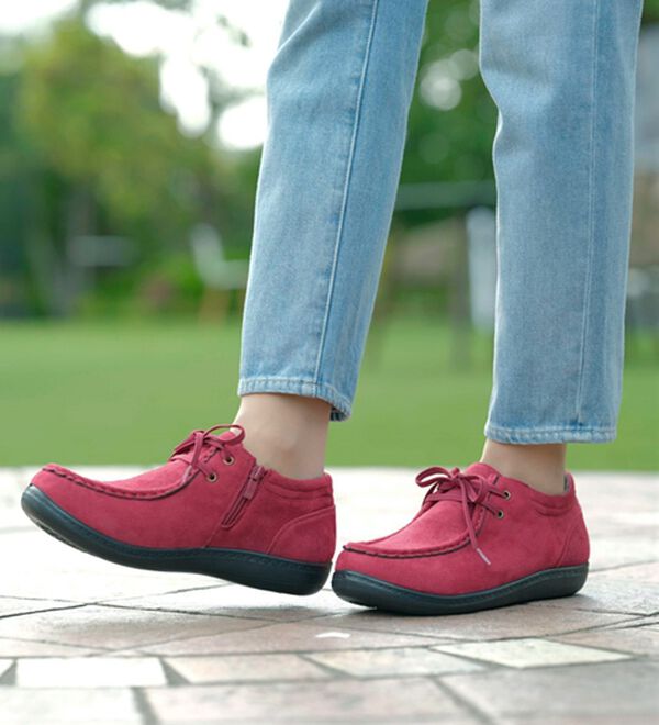 BELLUNA（ベルーナ）の「ゆったり履けるワラビーデザインシューズ（フラットシューズ）」｜詳細画像