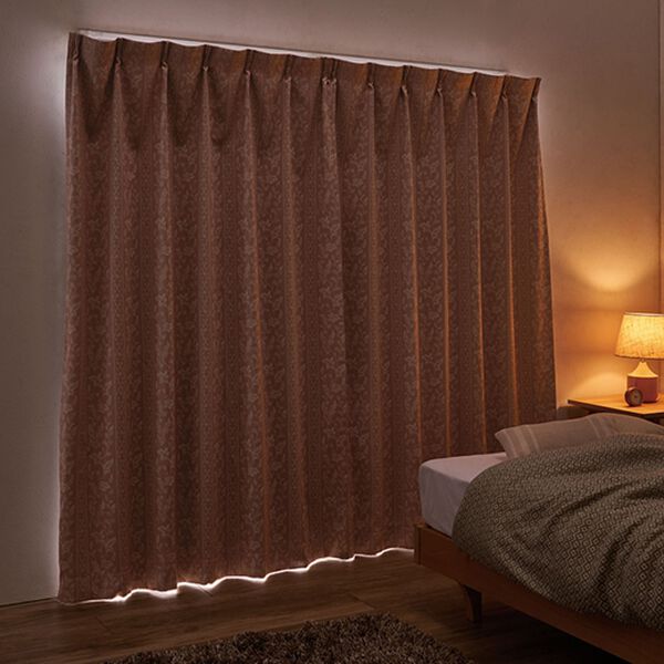 「まるで魔法瓶！アルミ裏地付２層構造カーテンセット（ドレープカーテン）」｜詳細画像