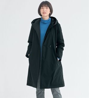 ルフラン（ルフラン）の「＜スタイルプリュ＞テフロン加工裏キルトダウンコート（ハーフコート）」｜黒