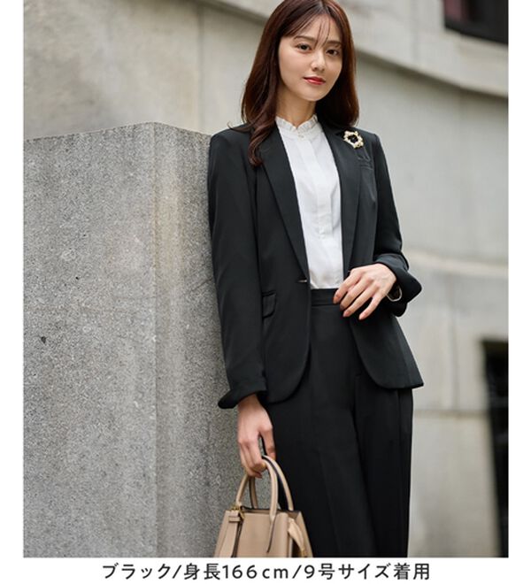 alotta（アロッタ）の「【２点セット】洗える！多機能セットアップ＜７号～２３号＞（パンツスーツ）」｜詳細画像