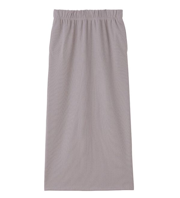 GeeRA（ジーラ）の「ふわふわあったか！裏起毛リブスカート（ロングスカート）」｜詳細画像