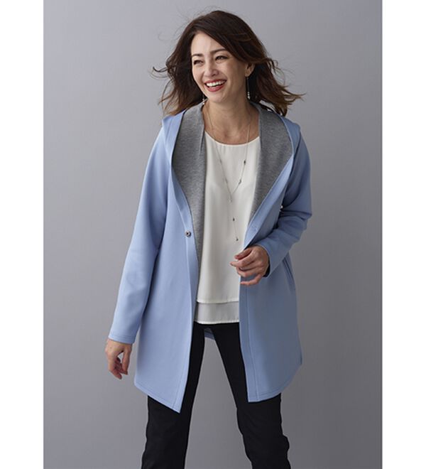 BELLUNA（ベルーナ）の「なめらかテンセル（ＴＭ）繊維混配色コーディガン（その他カーディガン）」｜詳細画像