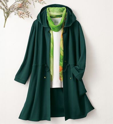 ルフラン（ルフラン）の「季節を繋ぐきれいめロングパーカー（パーカー）」