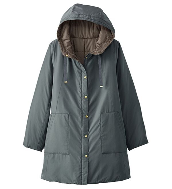 BELLUNA（ベルーナ）の「【Ａｉｒｙ＆Ｗａｒｍ】エアリーライトウォームコート（ハーフコート）」｜グリーン／モカ