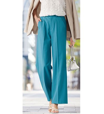 BELLUNA（ベルーナ）の「＜ＳＯＬＯＴＥＸ（Ｒ）＞ワイドパンツ（フルレングスパンツ）」