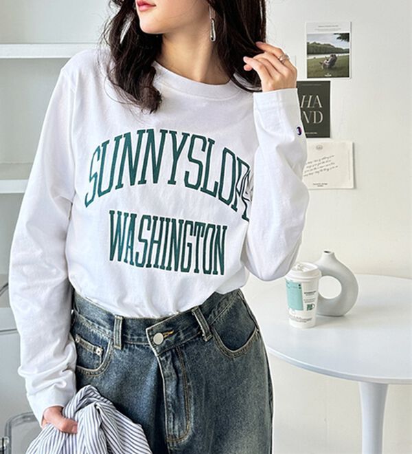 GeeRA（ジーラ）の「【ｃｈａｍｐｉｏｎ】ロゴロンＴ（カットソー）」｜詳細画像