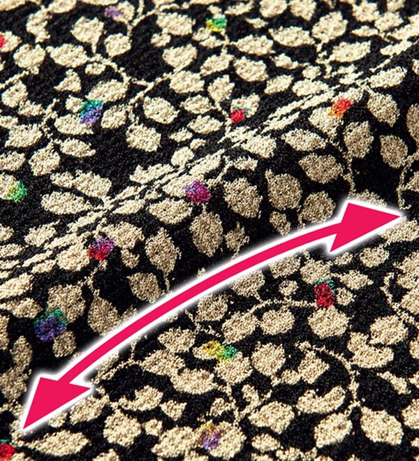 ルフラン（ルフラン）の「日本製ニットちりめんブラウス＜華蓮～かれん～＞（ブラウス）」｜詳細画像