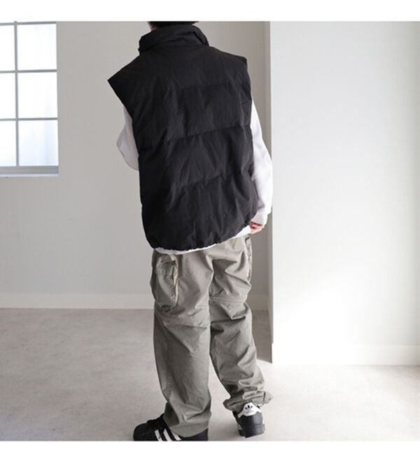 GeeRA（ジーラ）の「スタンドカラーボリューム中綿ベスト（ベスト）」｜詳細画像