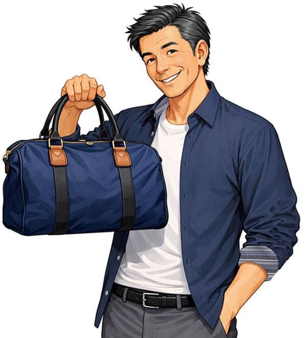 「＜コムルヴァン・オム＞お出かけ応援リバーシブルシャツ（メンズシャツ）」｜詳細画像