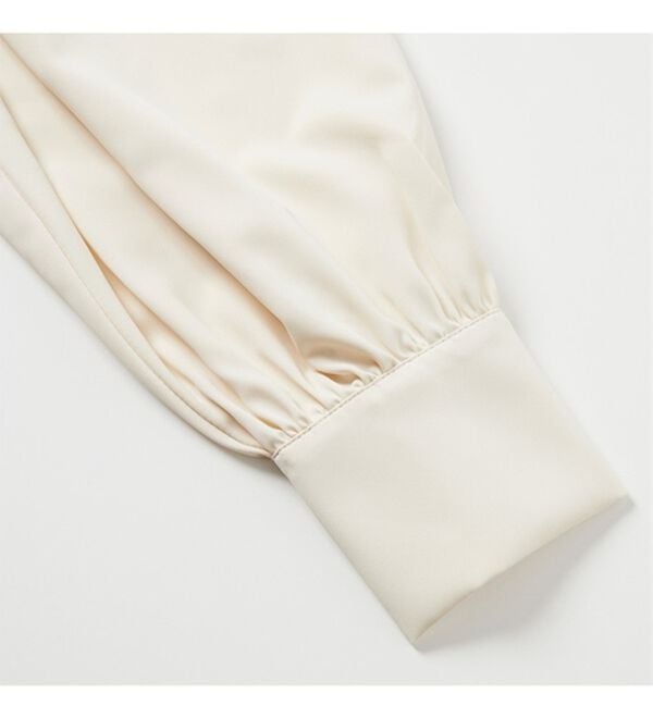 RANAN（ラナン）の「機能付！ギャザーボリューム袖ブラウス（ブラウス）」｜詳細画像