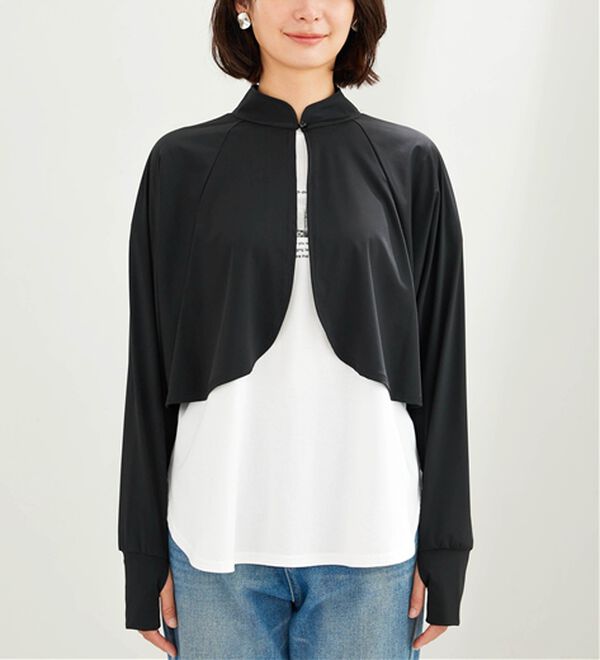 BELLUNA（ベルーナ）の「ヒンヤリ爽快！スタンド衿ボレロ（その他カーディガン）」｜詳細画像