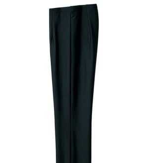 ルフラン（ルフラン）の「日本製すっきりチュニックパンツ（フルレングスパンツ）」｜黒