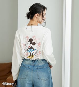 BELLUNA（ベルーナ）の「＜Ｄｉｓｎｅｙ＞【ミニー】プリントビックTシャツ（カットソー）」｜オフシロ