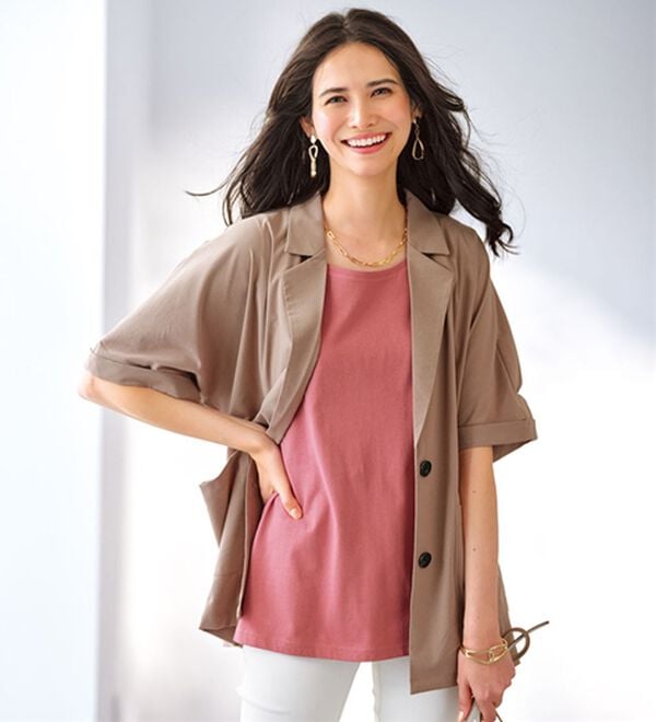 BELLUNA（ベルーナ）の「ヒンヤリ！綿１００％サマ見えタンクトップ（タンクトップ・キャミソール）」｜詳細画像