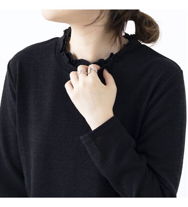 BELLUNA（ベルーナ）の「裏起毛素材ポケットデザインアンサンブル（アンサンブル）」｜詳細画像