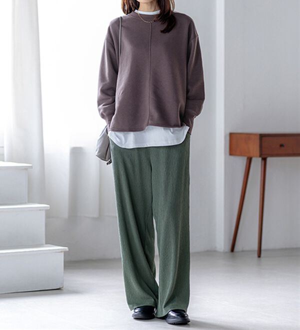 BELLUNA（ベルーナ）の「あったかキレイ！大人のこだわりトレーナー（トレーナー・スウェット）」｜詳細画像