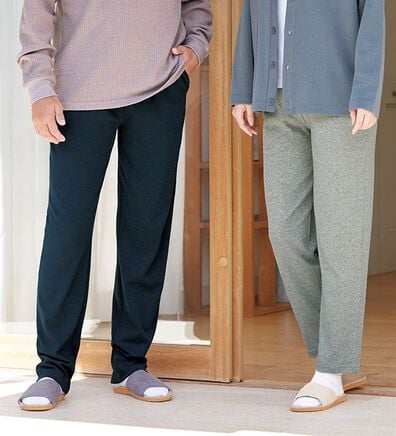 「【３本組】肌に優しい綿１００％なめらかスムースパンツ（メンズルームウェア）」